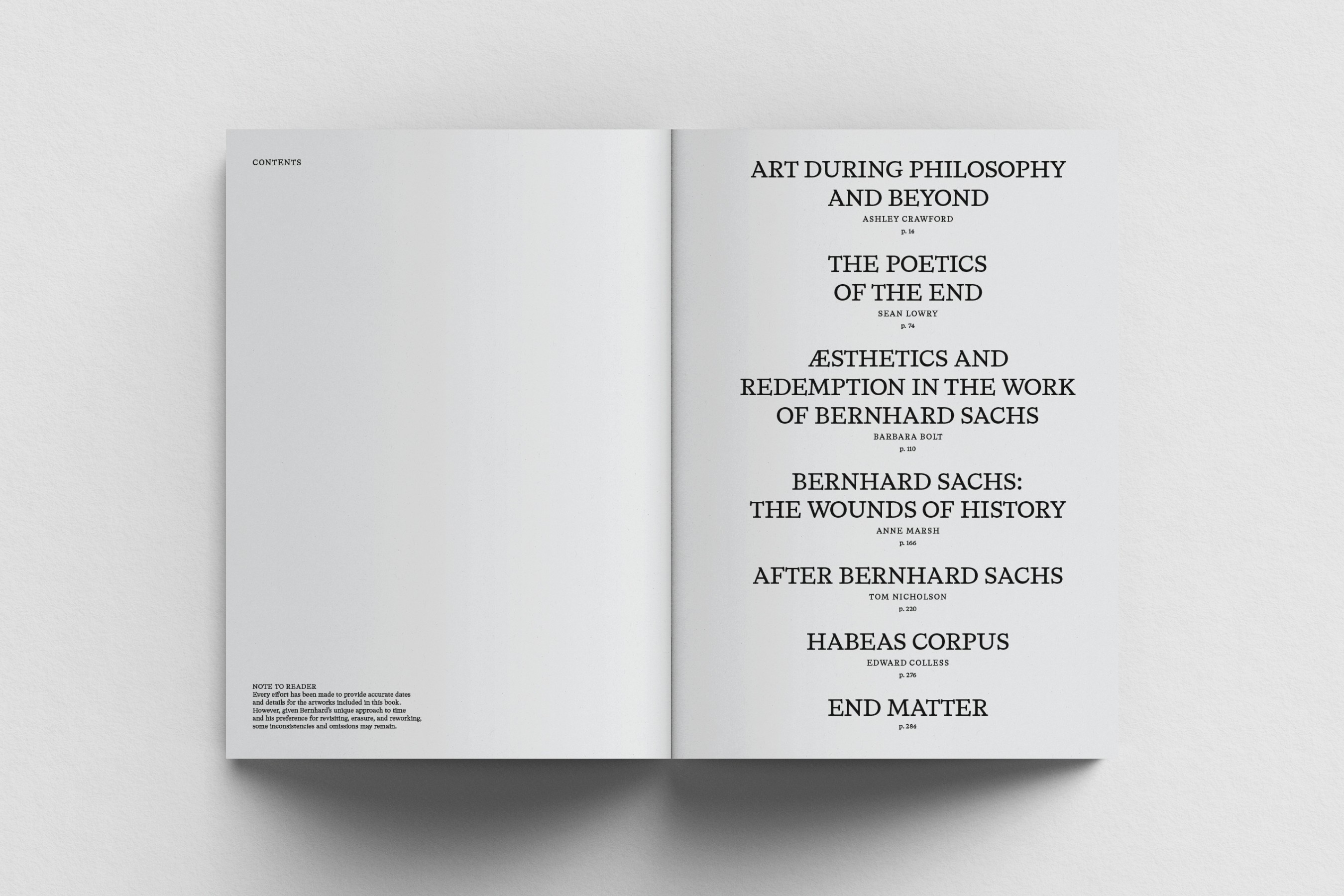 Bernhard Sachs: Codex