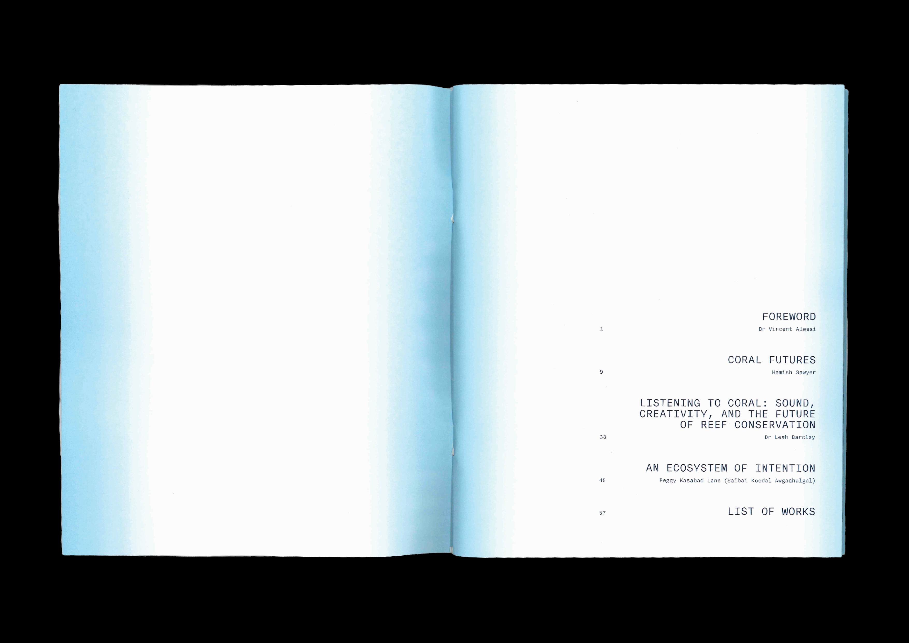 Coral Futures Exhibition Catalogue