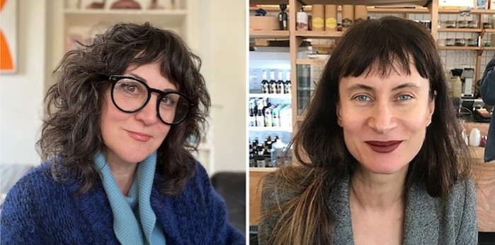 Portraits of Vittoria di Stefano and Dr Sophie Knezic.