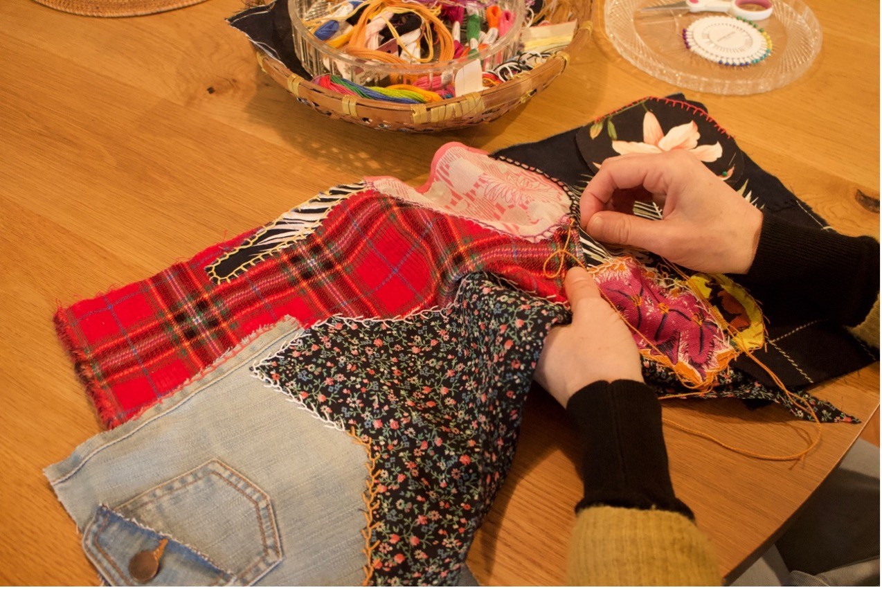 Linden Creates > Textile Assemblage with Shannon Slee