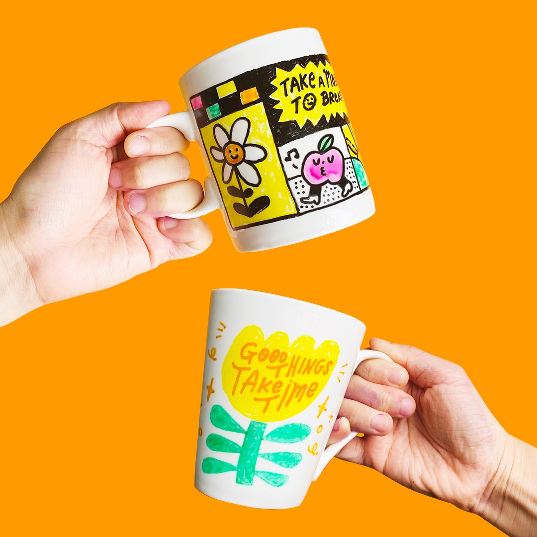 Mug Painting with Yan Yan Candy Ng