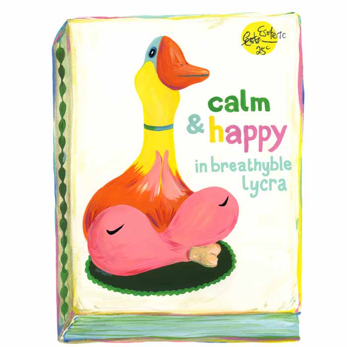 Anna Hoyle, calm &  happy