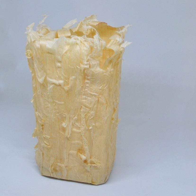 Bolaji Teniola, Timber Shaving Vessel (Rectangular) 700mL