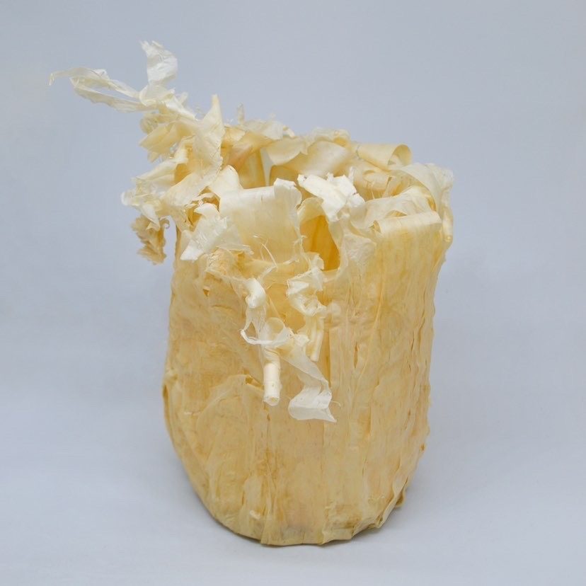 Bolaji Teniola, Timber Shaving Vessel (Round) 700mL