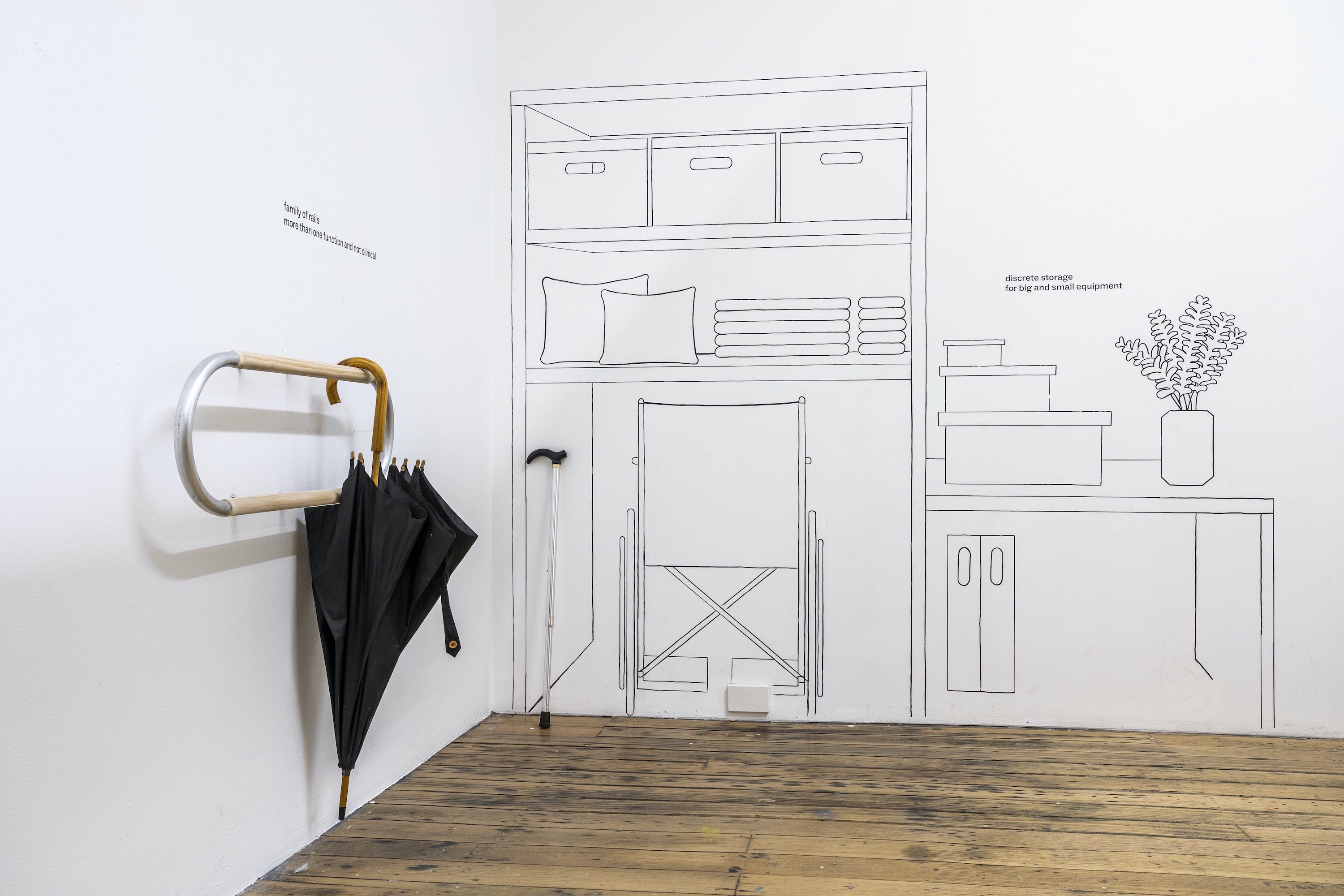 Jules Kabore, Katherine Craine, Jo Hutchinson, Walt Lui &amp; Qiuyi Peng, Hallway Handrail