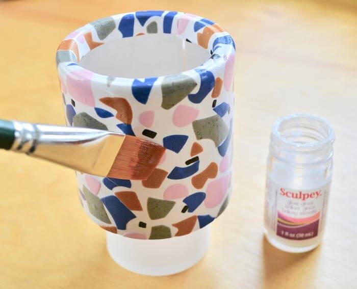 Terrazzo-Style Planter