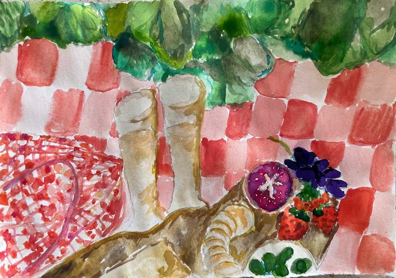 Outdoor Still Life Painting