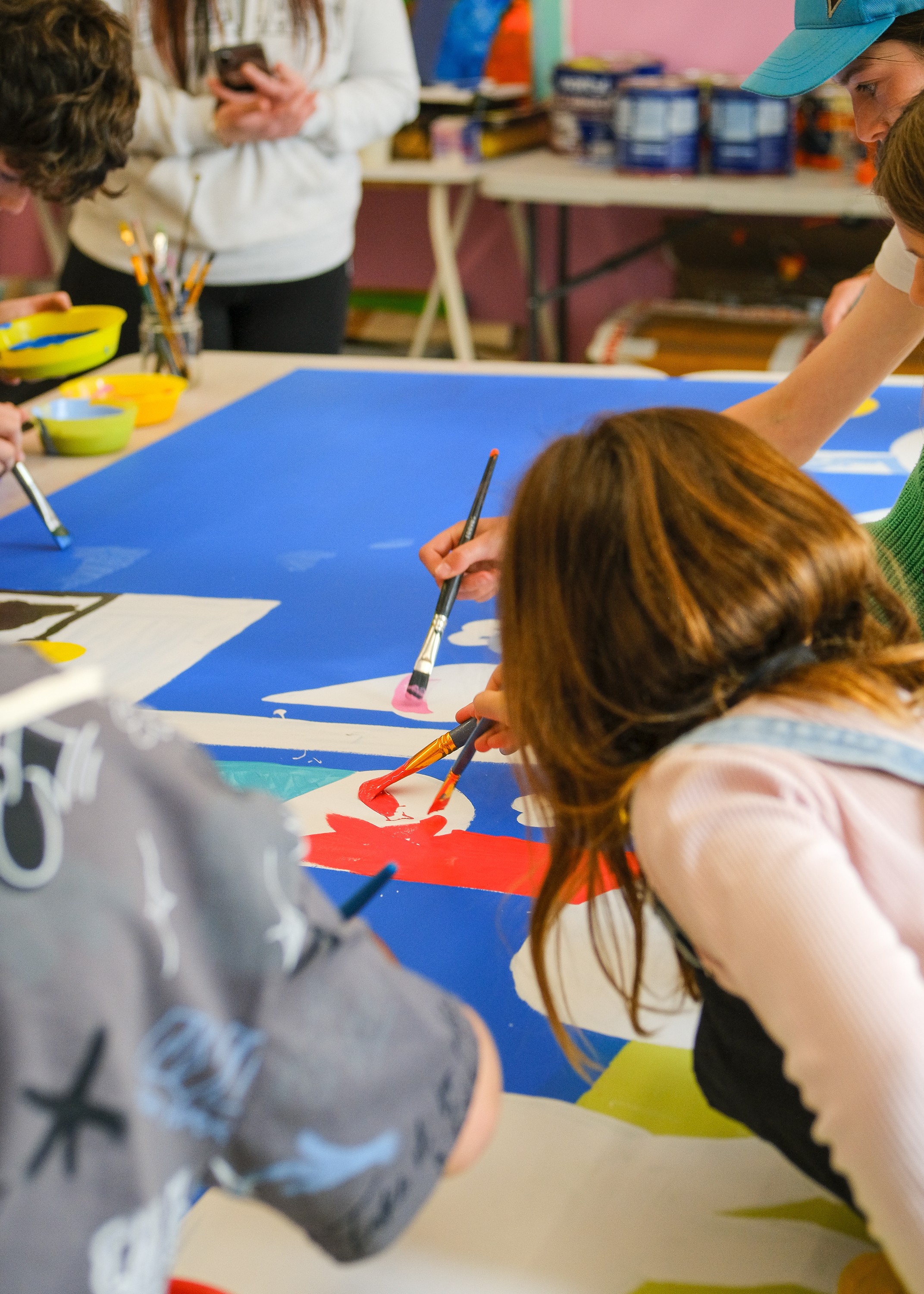 Mural painting with Bianca Easton