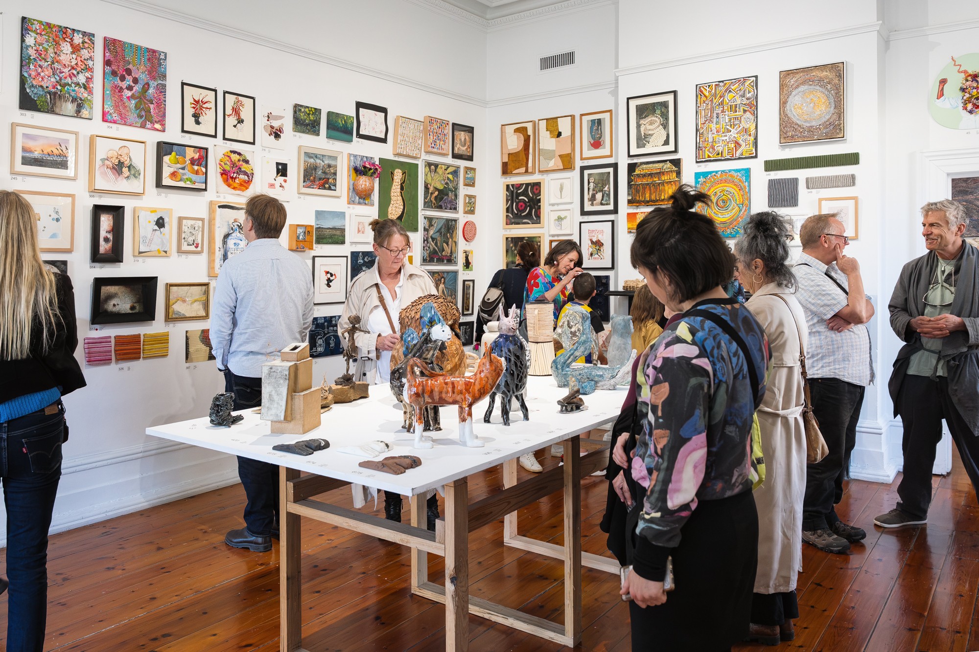 Linden Postcard Show 2026 > Exhibition Opening